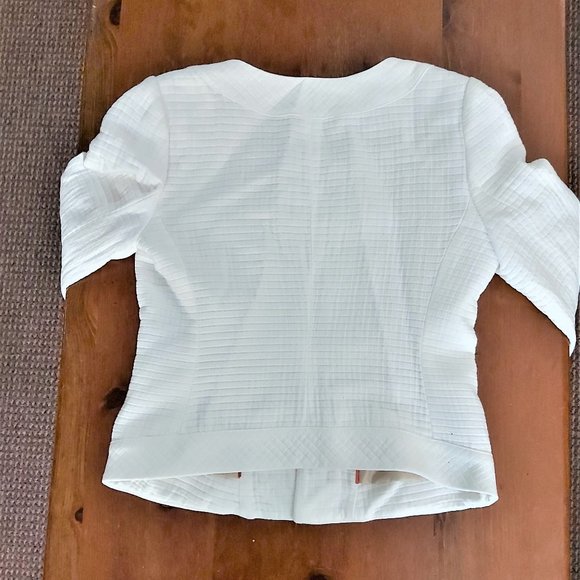 Banana Republic Sz 2 fitted blazer 3/4 sleeve - Picture 4 of 5